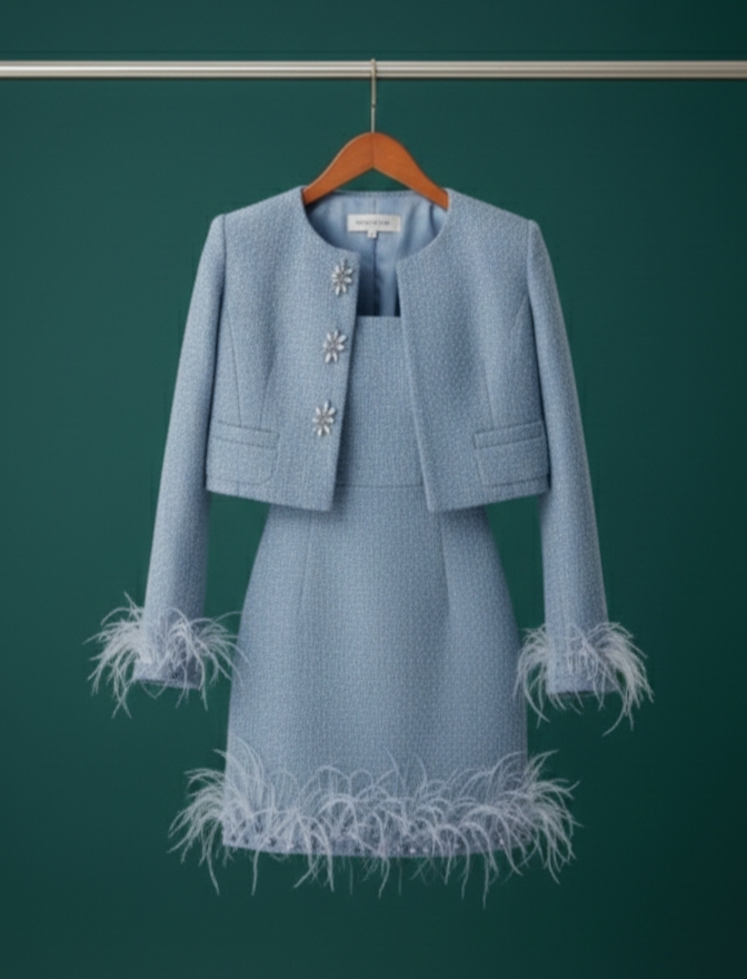 Blue muxe Co-ord Set - Image 4