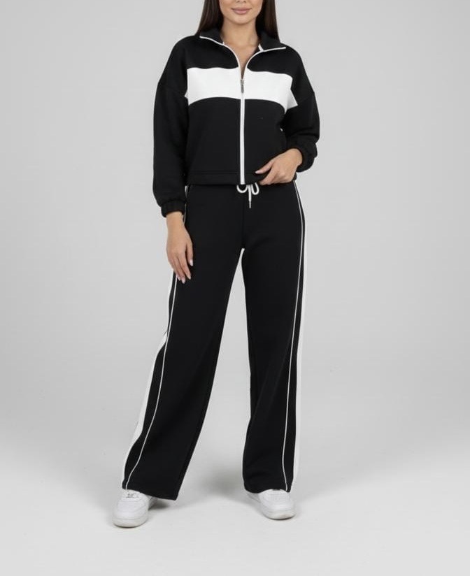 Luxe Contrast Zip Track Set