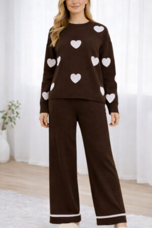 Mynway Heart Knit Lounge Set