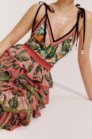 Mynway Tropical Ruffle Paradise Maxi