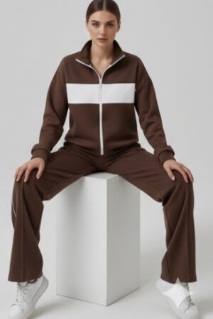 Mynway Mocha Stripe Luxe Co-Ord