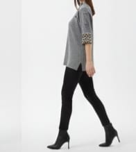 Grey Luxe High-Neck Tunic - Image 4