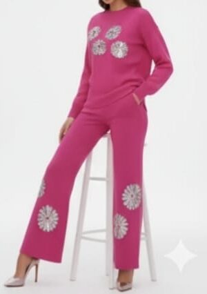 Rose Bloom Luxe Co-Ord