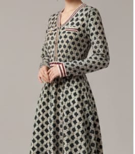 Mynway Heritage Dot Midi Dress