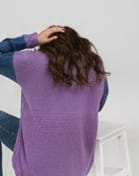 Mynway Violet Denim Knit Sweater - Image 4