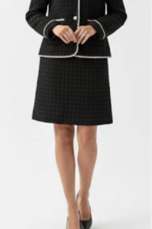 Mynway Noir Tweed Skirt Set