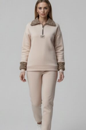 Ivory Drift Luxe Tracksuit