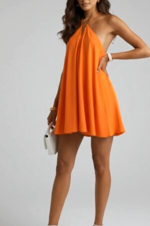 Mynway Soléa Halter Mini Dress