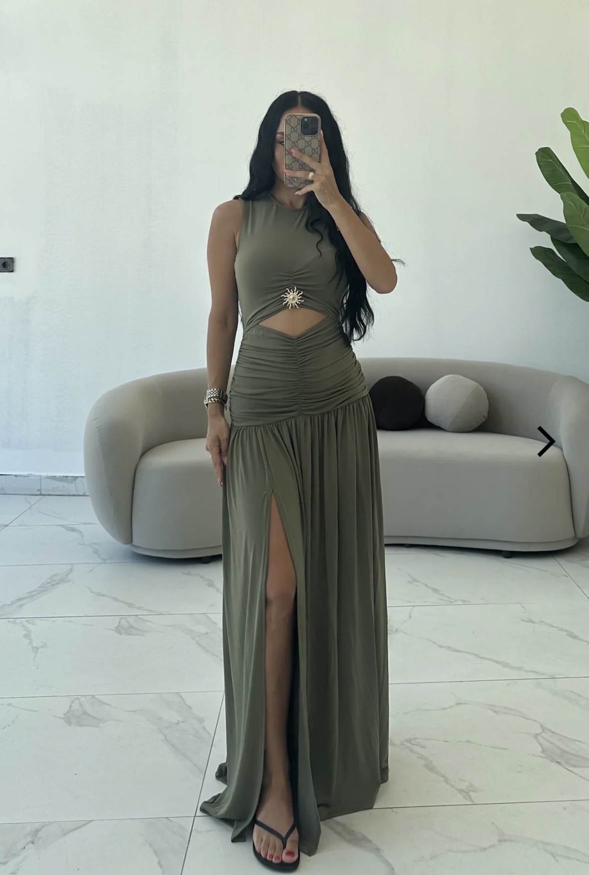 Luna Charm Maxi Dress